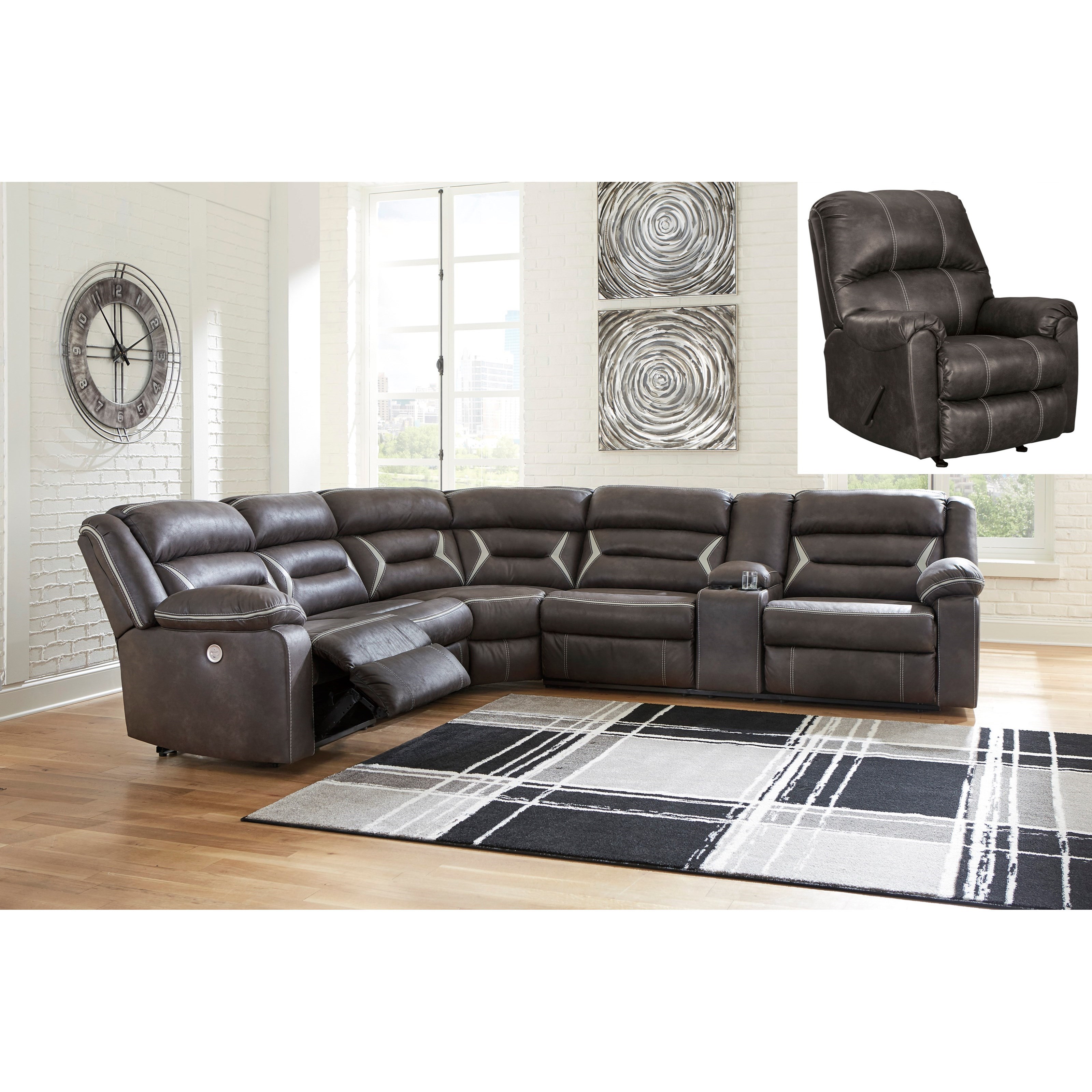 Signature Design by Ashley Kincord Power Reclining Living Room Group